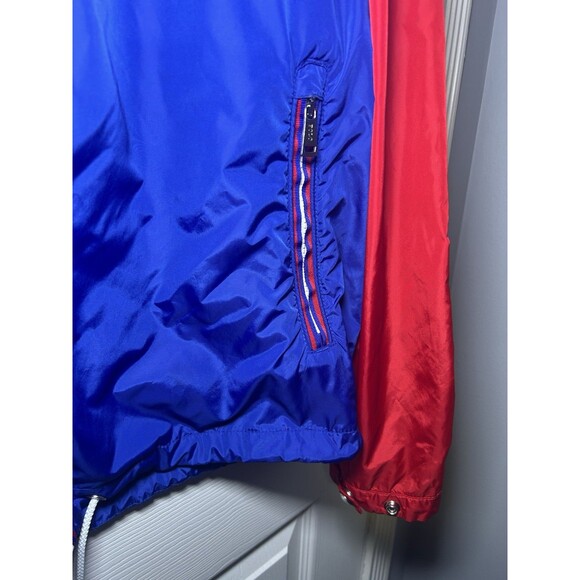 Ralph Lauren Polo Men’s Long Sleeve Lightweight Windbreaker Red/Blue Size Large - Picture 4 of 8